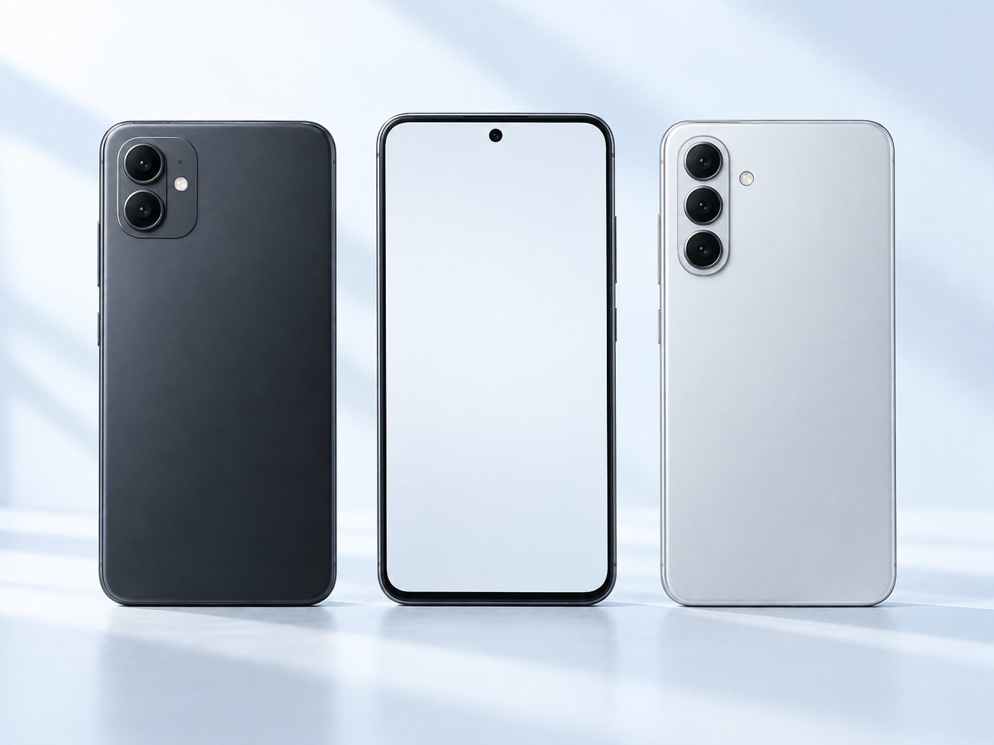 法人利用を想定したスマートフォン端末のイメージ