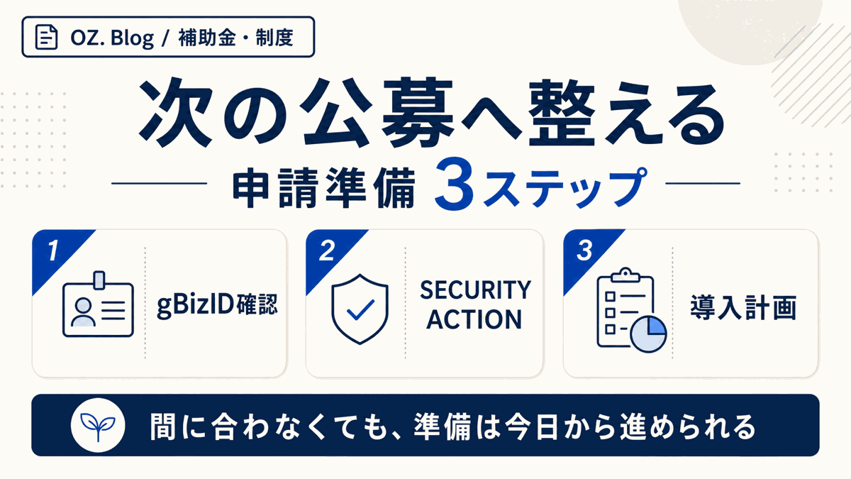 デジタル化・AI導入補助金2026 2次締切を逃しても次に備えることの図解