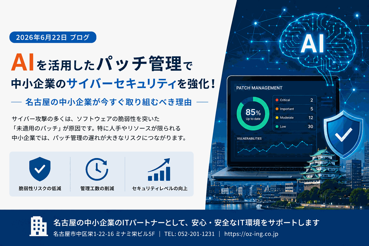 ソフトバンク×OpenAIのAI脆弱性管理が示す新潮流｜名古屋の中小企業が今すぐ動くべき理由の図解